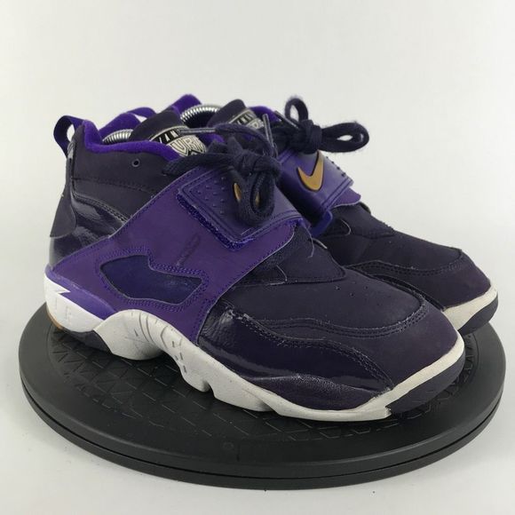 deion sanders shoes black and purple